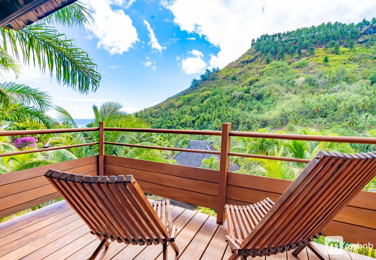 Villa à Tiahura - 5 Stars Aute Villa in Moorea wJacuzzi