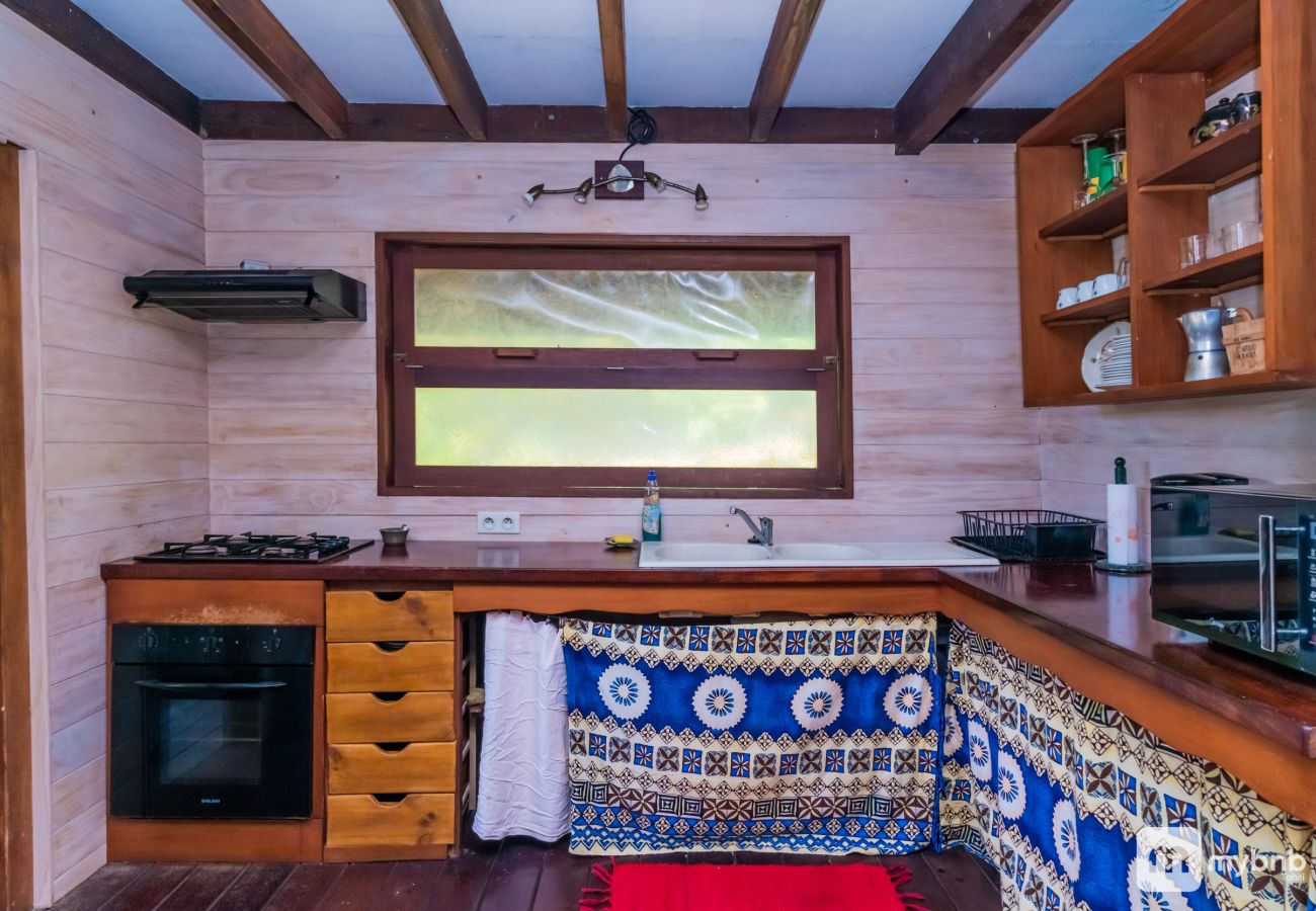 Maison à Teavaro - ❀ Woodhouse Teavaro in Moorea ❀
