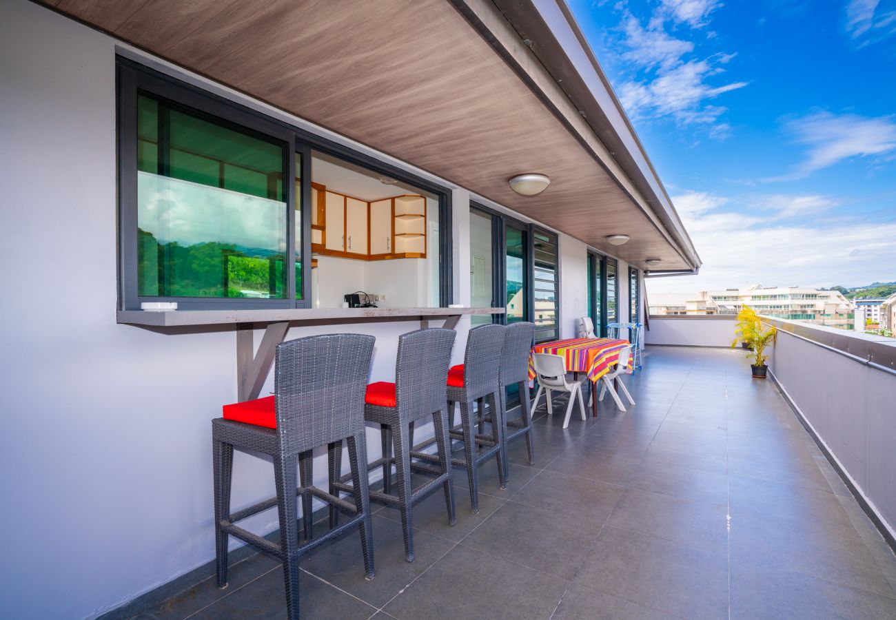 Appartement à Papeete - Tiare Rooftop Apartment dans le Centre Ville de Papeete