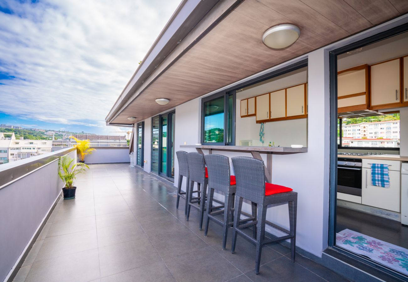 Appartement à Papeete - Tiare Rooftop Apartment dans le Centre Ville de Papeete