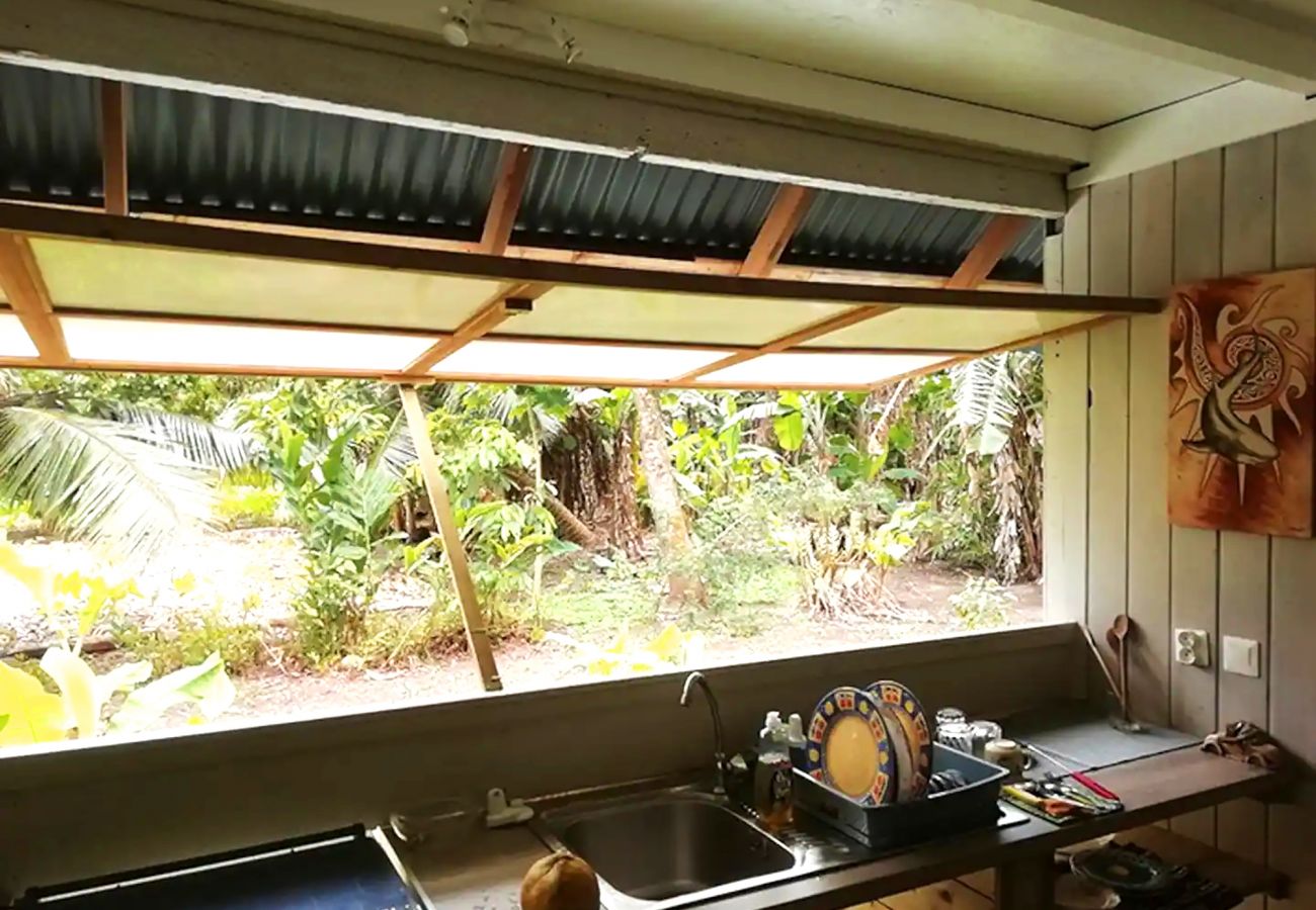 Bungalow à Haapiti -  Fare Mape Hoe Moorea